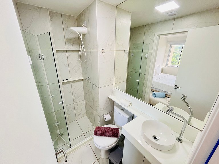 Apt 300m do Mar e 9min de Porto de Galinhas | Cupe