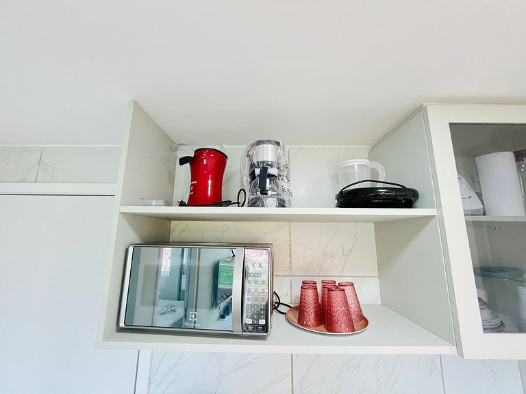 Lindo Flat Próximo ao Centrinho | Cupe Living 207 - By Anfit