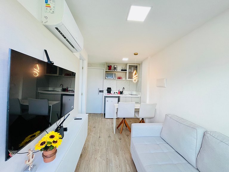 Lindo Flat Próximo ao Centrinho | Cupe Living 207 - By Anfit