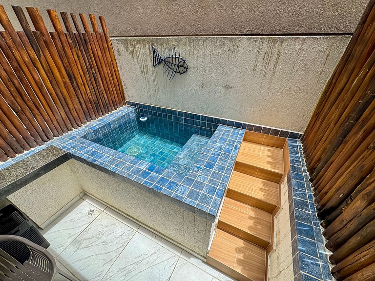 Ap com Piscina Privada Próximo a Porto de Galinhas - Cupe Ga