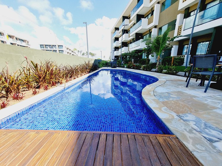 Lindo Térreo 2Qts com Vista da Piscina | Mana D002 - By Anfi