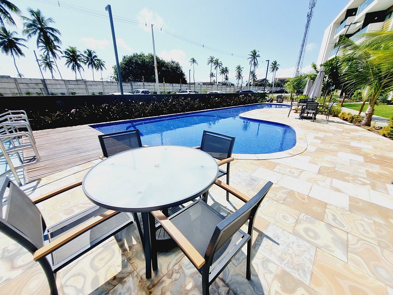 Lindo Térreo 2Qts com Vista da Piscina | Mana D002 - By Anfi