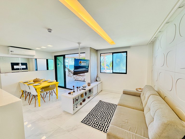 Flat Beiramar em Muro Alto - Marulhos Resort A201 - Porto de