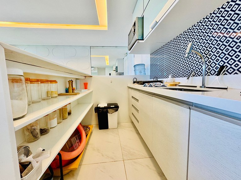 Flat Beiramar em Muro Alto - Marulhos Resort A201 - Porto de