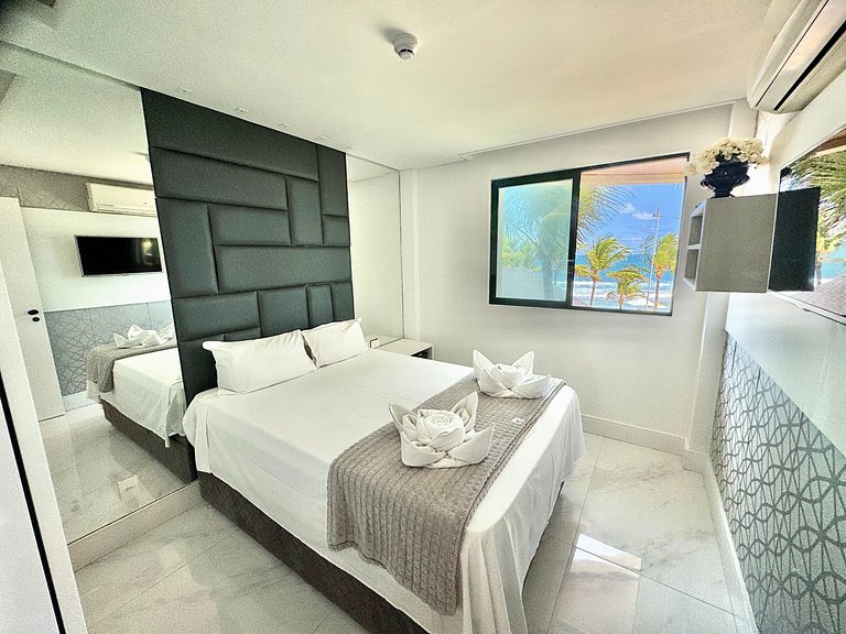 Flat Beiramar em Muro Alto - Marulhos Resort A201 - Porto de