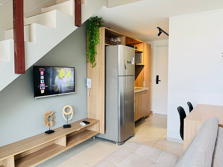 Belo flat no Centro de Porto de Galinhas SUNNY 338