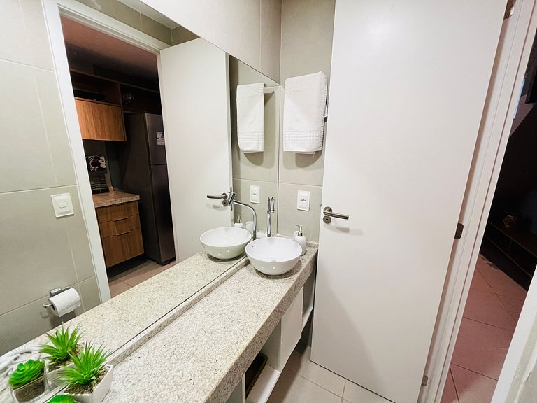 Belo flat no Centro de Porto de Galinhas SUNNY 338