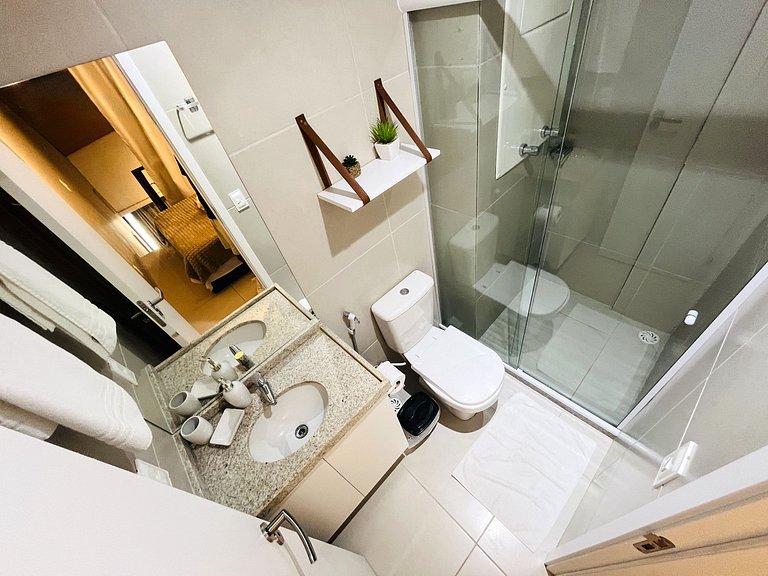 Belo flat no Centro de Porto de Galinhas SUNNY 338