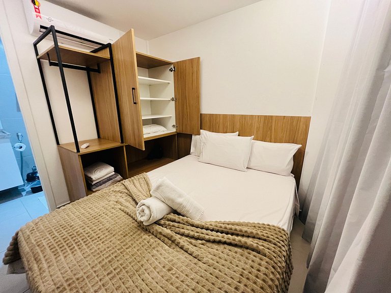 Belo flat no Centro de Porto de Galinhas SUNNY 338