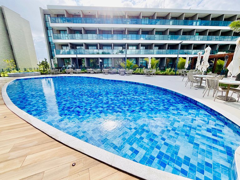 Lindo Flat 2Qt com Vista | Beach Class Summer A117 - By Anfi