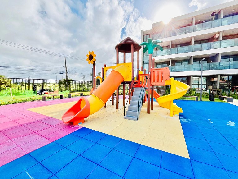 Lindo Flat 2Qt com Vista | Beach Class Summer A117 - By Anfi