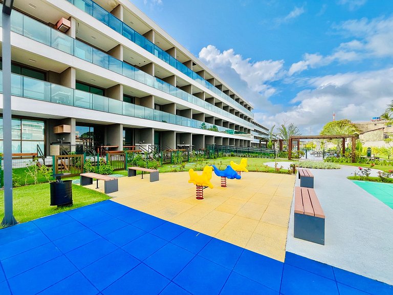 Lindo Flat 2Qt com Vista | Beach Class Summer A117 - By Anfi