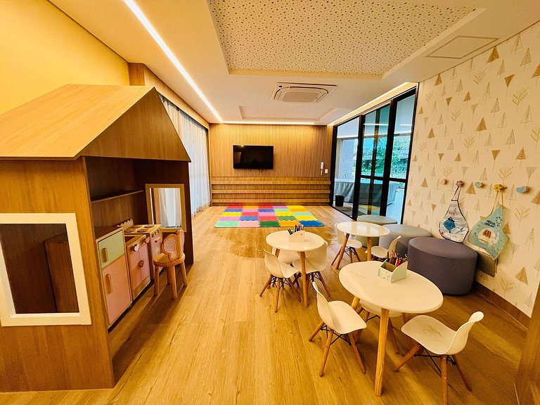 Lindo Flat 2Qt com Vista | Beach Class Summer A117 - By Anfi