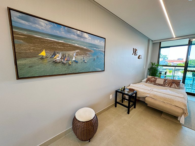 Lindo Flat 2Qt com Vista | Beach Class Summer A117 - By Anfi