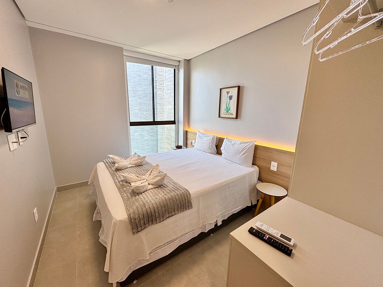 Lindo Flat 2Qt com Vista | Beach Class Summer A117 - By Anfi