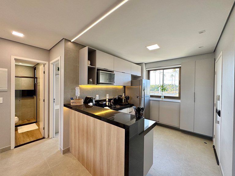 Lindo Flat 2Qt com Vista | Beach Class Summer A117 - By Anfi