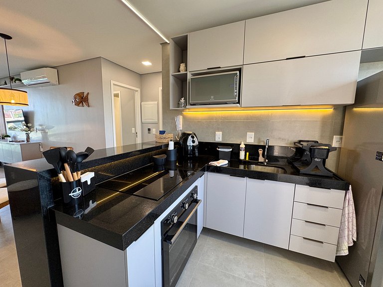 Lindo Flat 2Qt com Vista | Beach Class Summer A117 - By Anfi