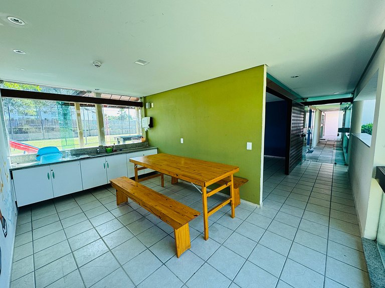 Flat c/ Vista da Piscina na Beira-Mar de Muro Alto | Marulho