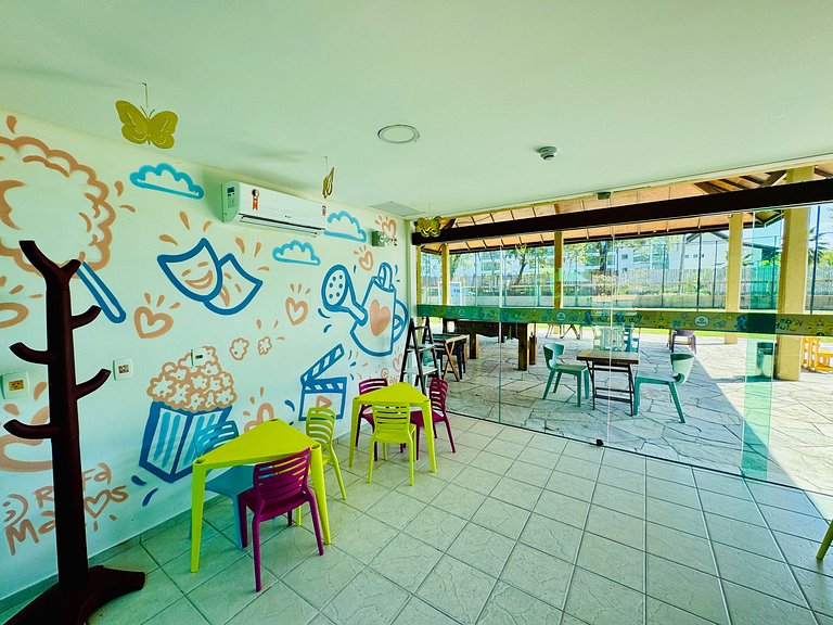 Flat c/ Vista da Piscina na Beira-Mar de Muro Alto | Marulho