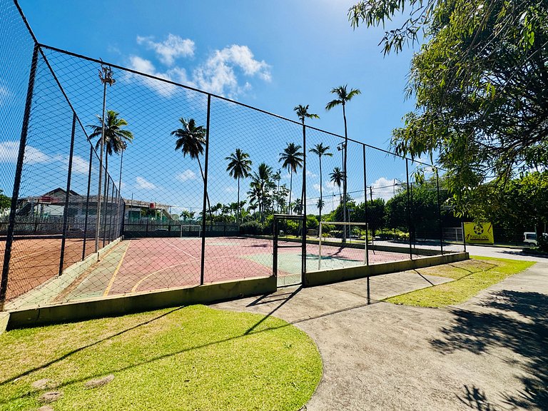 Flat c/ Vista da Piscina na Beira-Mar de Muro Alto | Marulho