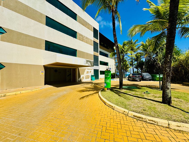 Flat c/ Vista da Piscina na Beira-Mar de Muro Alto | Marulho