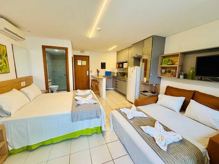 Flat Beiramar em Muro Alto - Marulhos Resort F206 - By Anfit