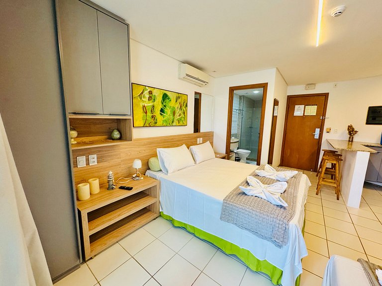 Flat Beiramar em Muro Alto - Marulhos Resort F206 - Porto de