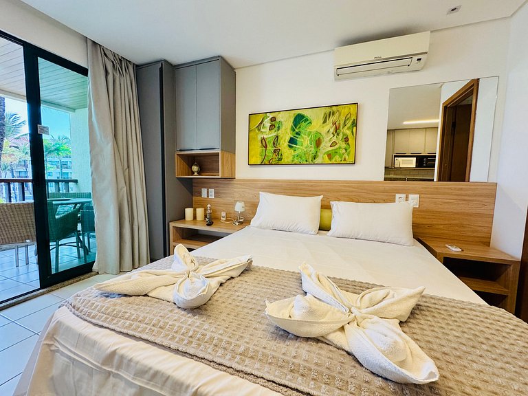 Flat Beiramar em Muro Alto - Marulhos Resort F206