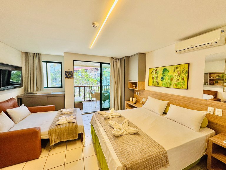 Flat Beiramar em Muro Alto - Marulhos Resort F206 - Porto de