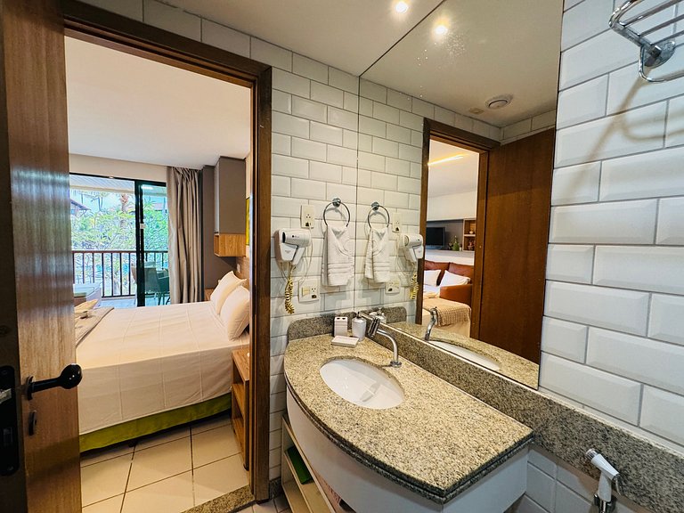 Flat Beiramar em Muro Alto - Marulhos Resort F206