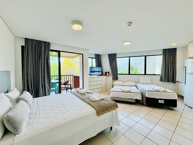 Flat Beiramar em Muro Alto - Marulhos Resort F315 - Porto de