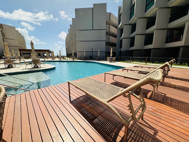 Charmoso Flat Pé na Areia em Carneiros | NoMar 105 - By Anfi