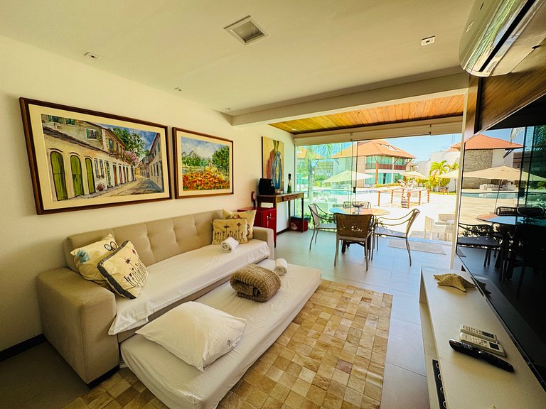 Melhor Térreo beiramar de Muro Alto - Manihi 1002 - By Anfit