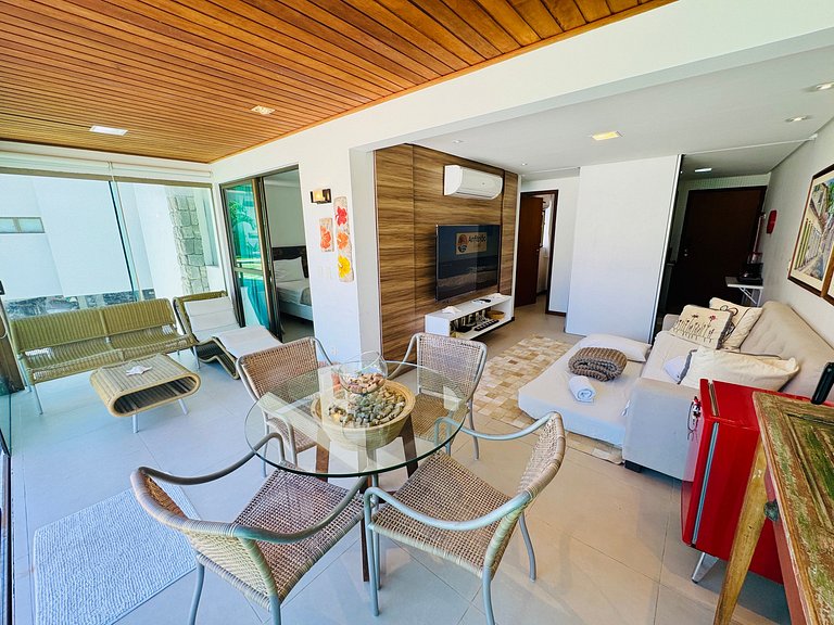 Melhor Térreo beiramar de Muro Alto - Manihi 1002 - By Anfit