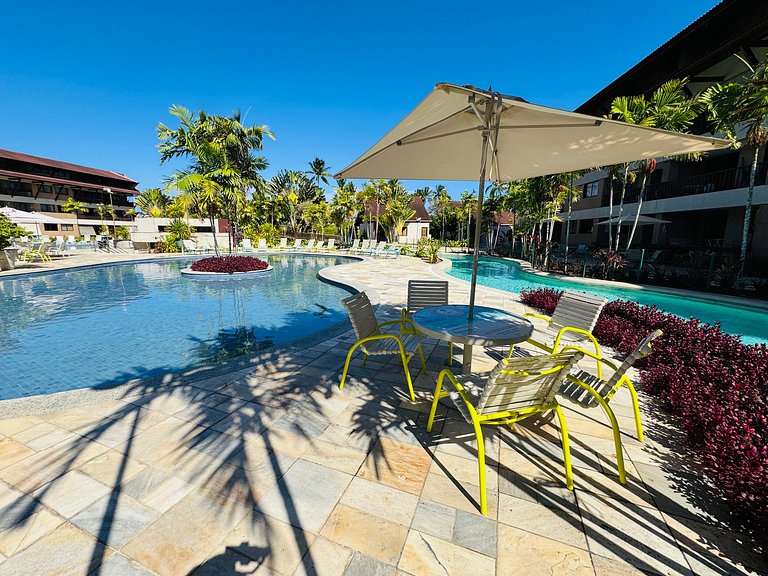 Lindo Apt 2Qts Pé na Areia em Muro Alto - Oka F406