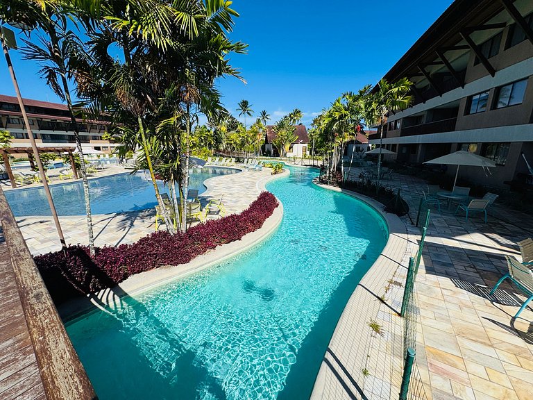 Lindo Apt 2Qts Pé na Areia em Muro Alto - Oka F406