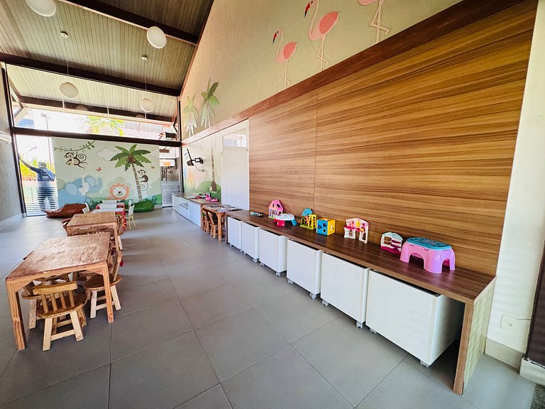 Lindo Apt 2Qts Pé na Areia em Muro Alto - Oka F406