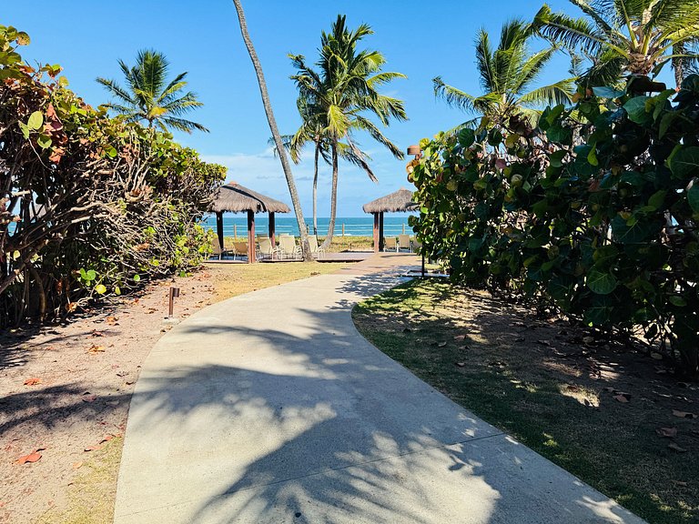 Lindo Apt 2Qts Pé na Areia em Muro Alto - Oka F406