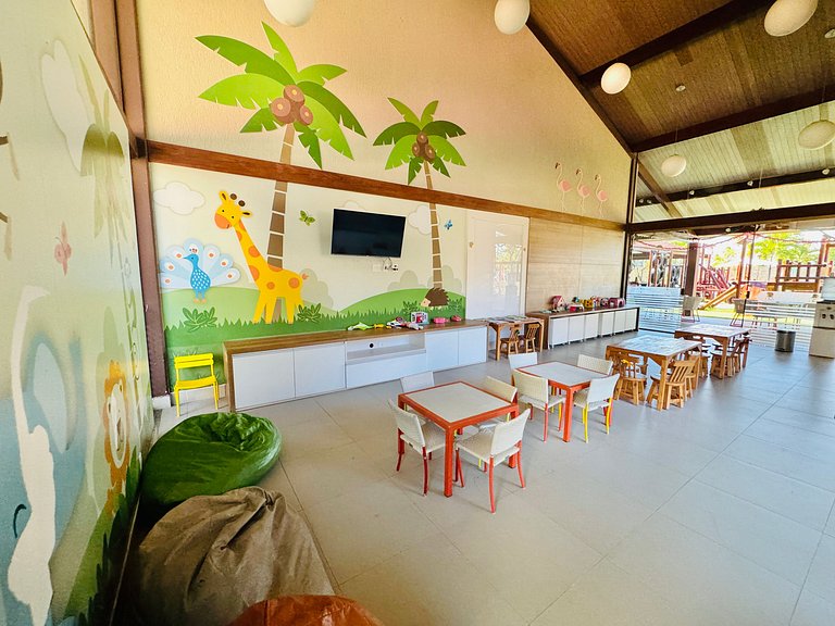 Lindo Apt 2Qts Pé na Areia em Muro Alto - Oka F406