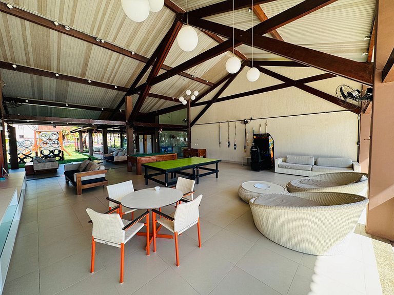 Lindo Apt 2Qts Pé na Areia em Muro Alto - Oka F406