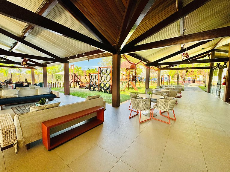 Lindo Apt 2Qts Pé na Areia em Muro Alto - Oka F406