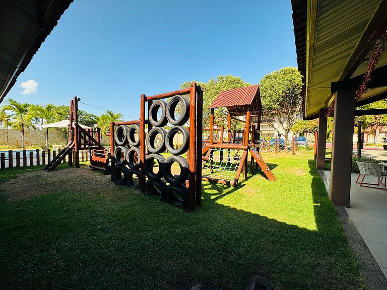 Lindo Apt 2Qts Pé na Areia em Muro Alto - Oka F406