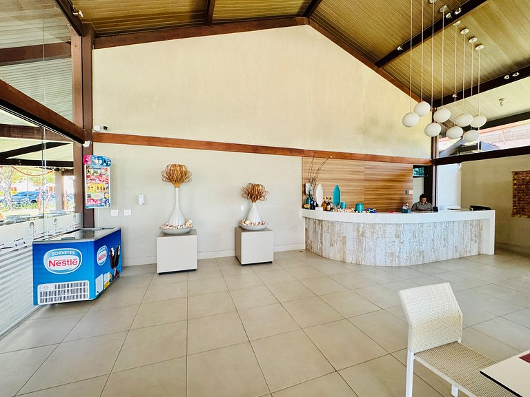 Lindo Apt 2Qts Pé na Areia em Muro Alto - Oka F406