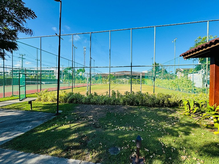 Lindo Apt 2Qts Pé na Areia em Muro Alto - Oka F406