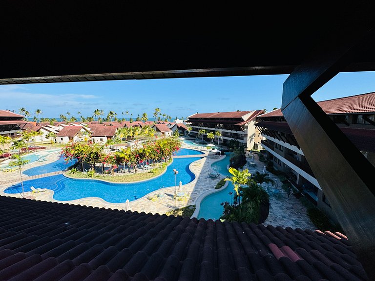 Lindo Apt 2Qts Pé na Areia em Muro Alto - Oka F406