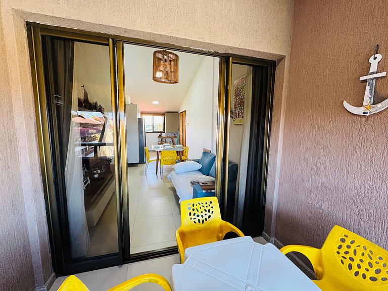 Apt 2Qt na Beira-Mar de Muro Alto - Oka Beach F406