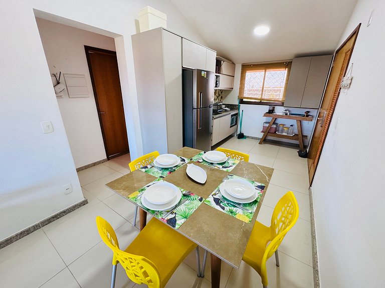Apt 2Qt na Beira-Mar de Muro Alto - Oka Beach F406