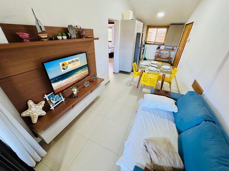 Lindo apt 2Qts na beiramar de Muro Alto - Oka F406