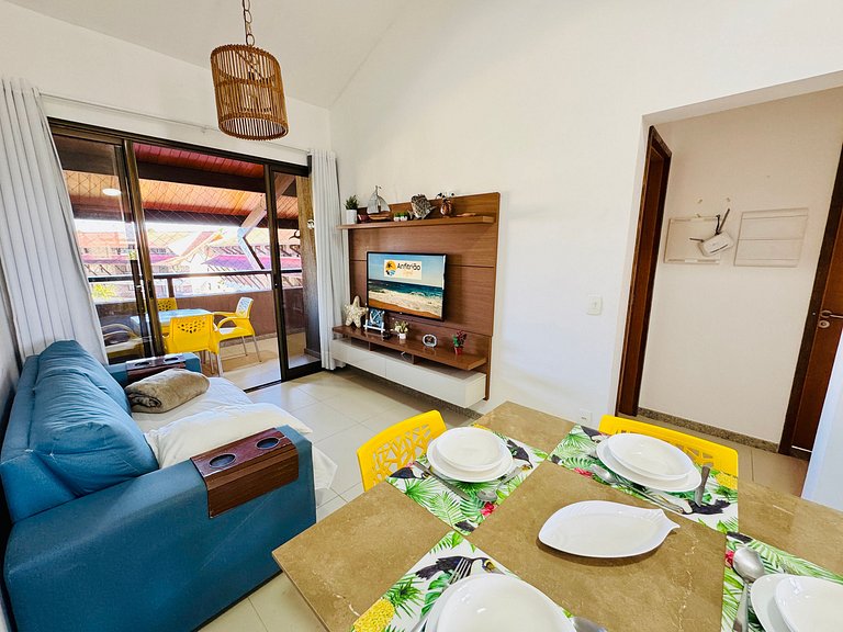 Lindo apt 2Qts na beiramar de Muro Alto - Oka F406