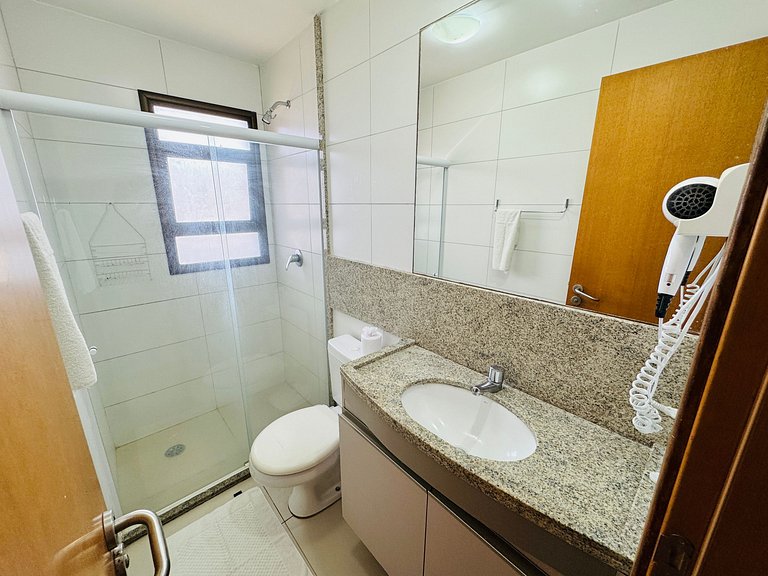 Lindo Apt 2Qts Pé na Areia em Muro Alto - Oka F406